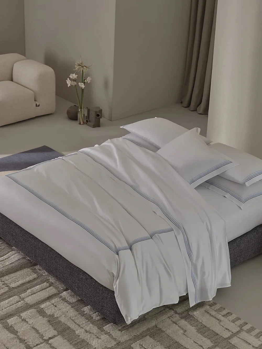 EUC Frette Cruise Sateen Sheet Set